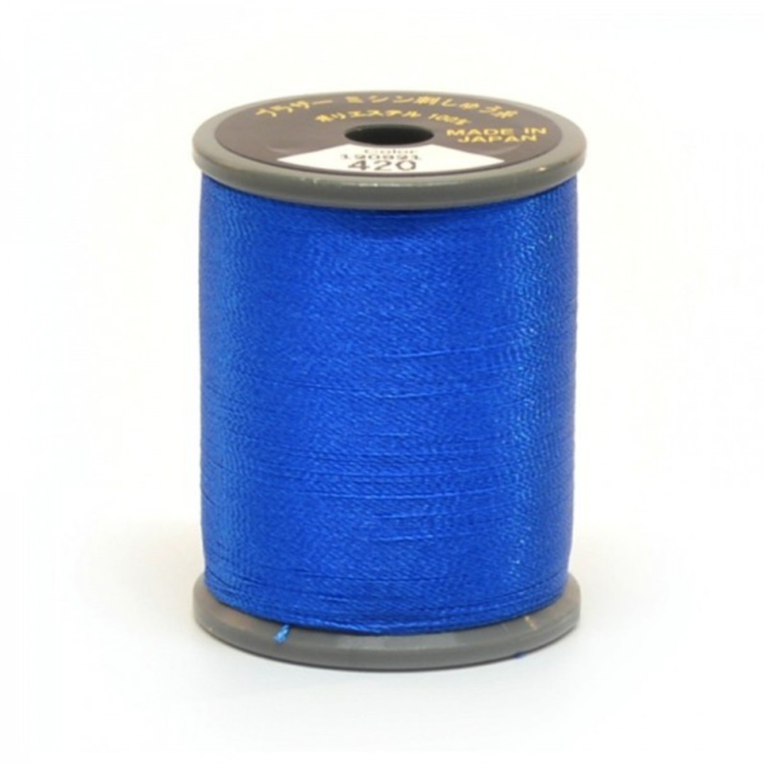 Brother Embroidery Thread - 300m - Electric Blue 420 image 0